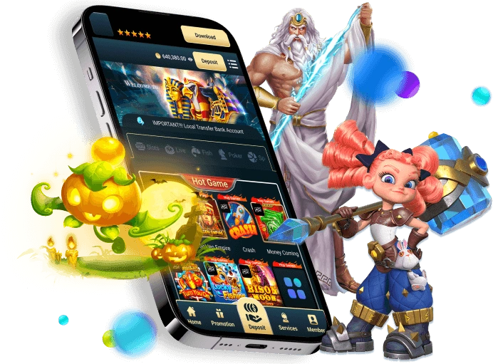 Giao diện tổng quan 69vin Casino với các trò chơi đa dạng